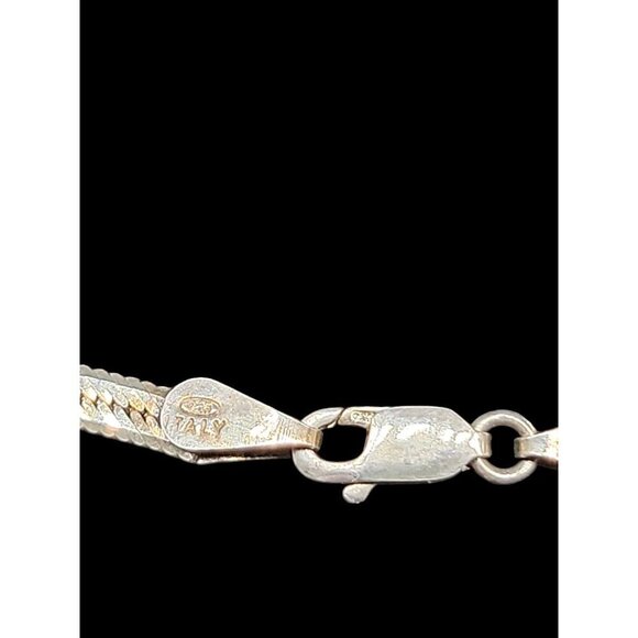 DOUG PAULUS Sterling & Labordite Cross Pendant 24" Italy Chain DP925 India - Picture 15 of 16